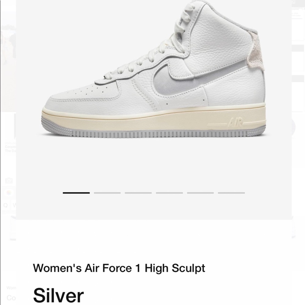 High Women Air Force - Worn Once/ Basically New- Comes w box. Bought for $135.